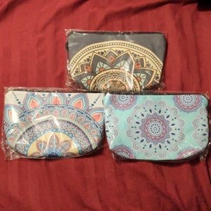 3 makeup bag set